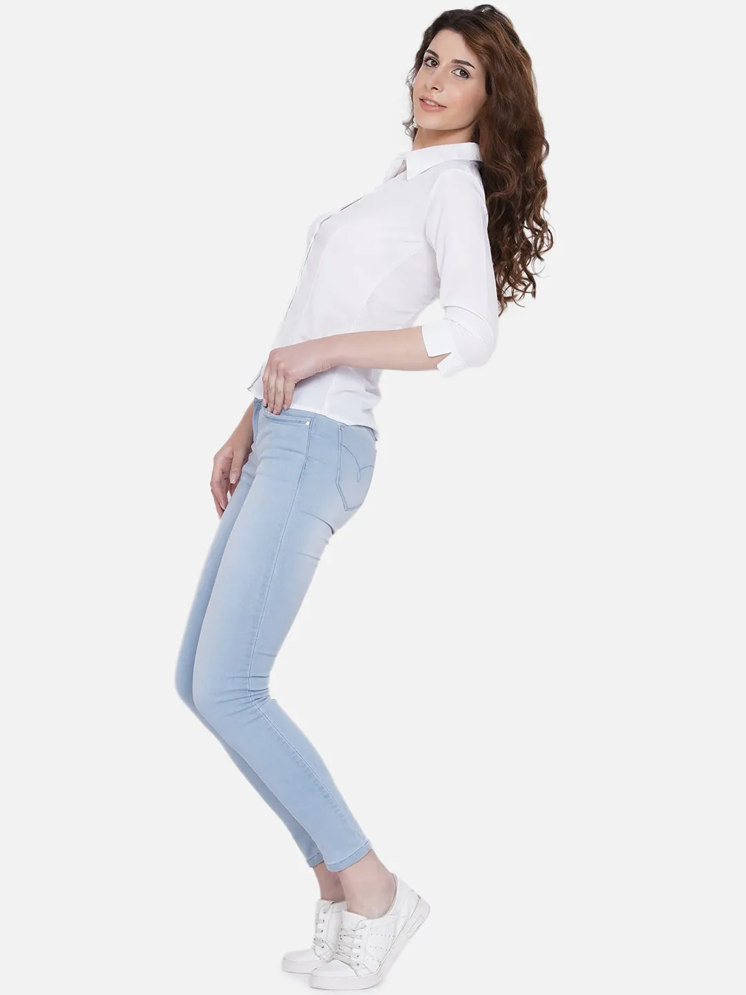 Women White Casual Shirt