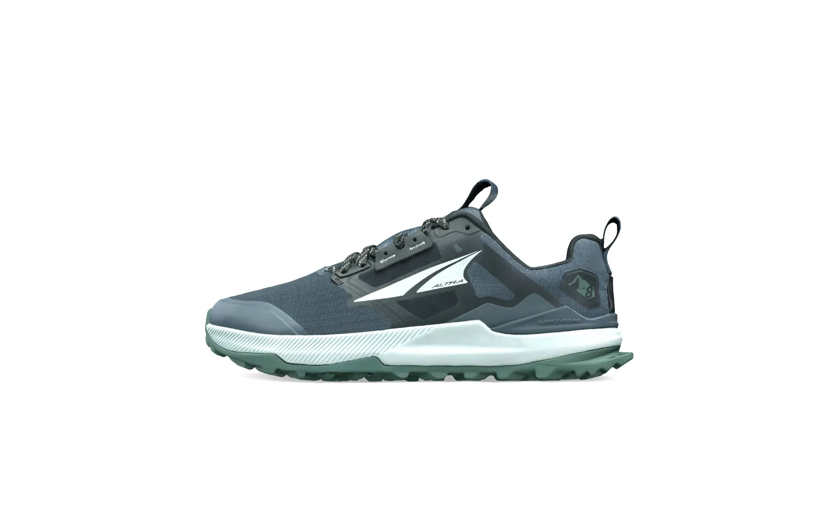 Women's Altra Lone Peak 8 Color: Black/ Gray (WIDE WIDTH)