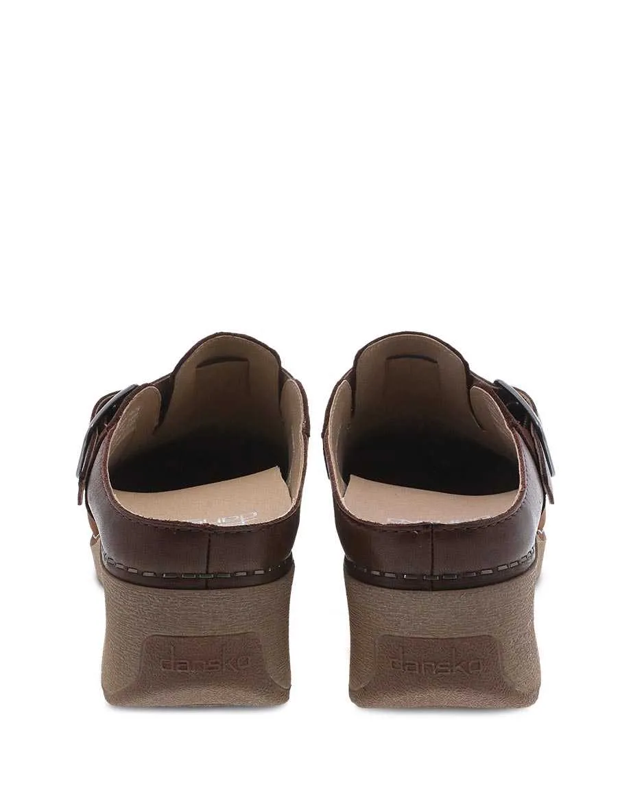 Women's Dansko Caia Color: Brown Milled Nubuck