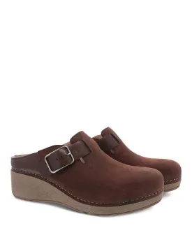 Women's Dansko Caia Color: Brown Milled Nubuck