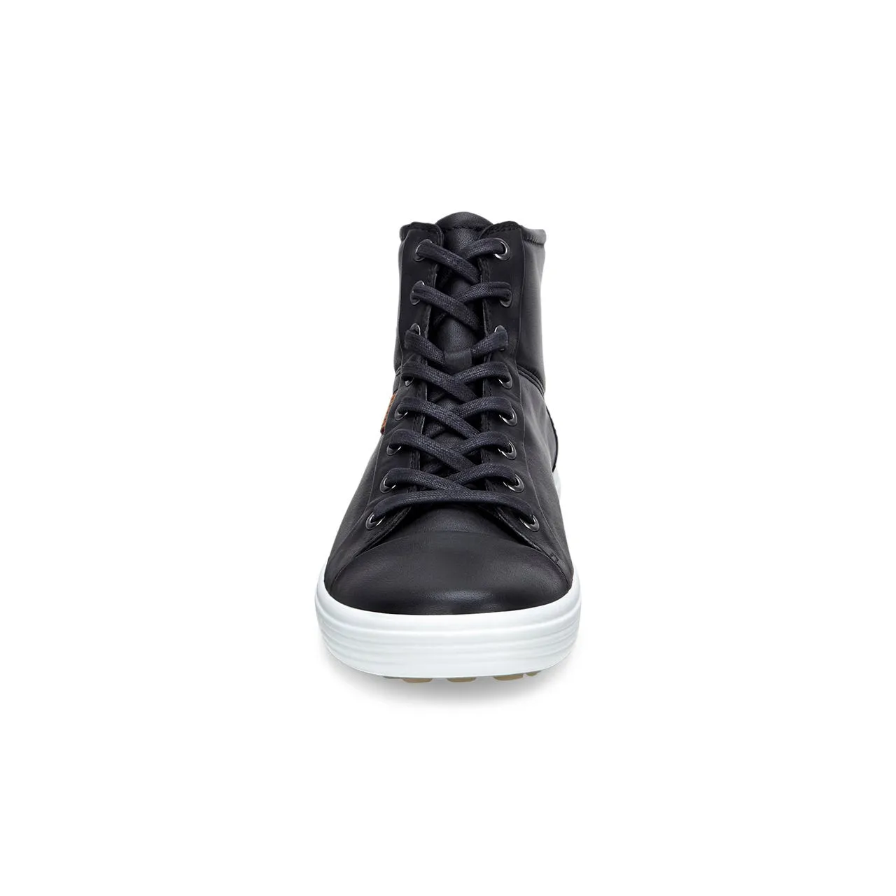 Women's Ecco Soft 7 High-Top Sneaker Color: Black