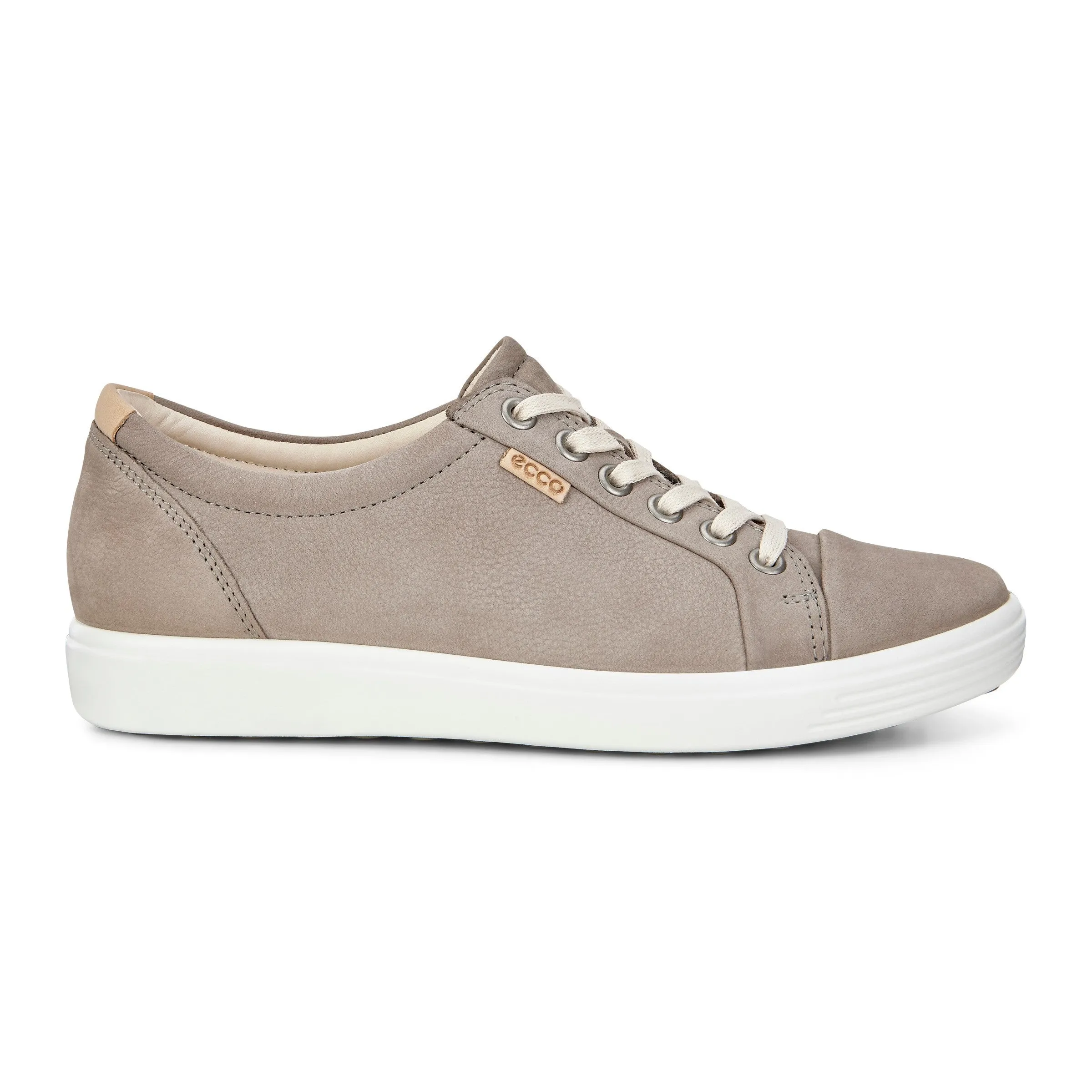 Womens Ecco Soft 7 Sneaker Color: Warm Grey