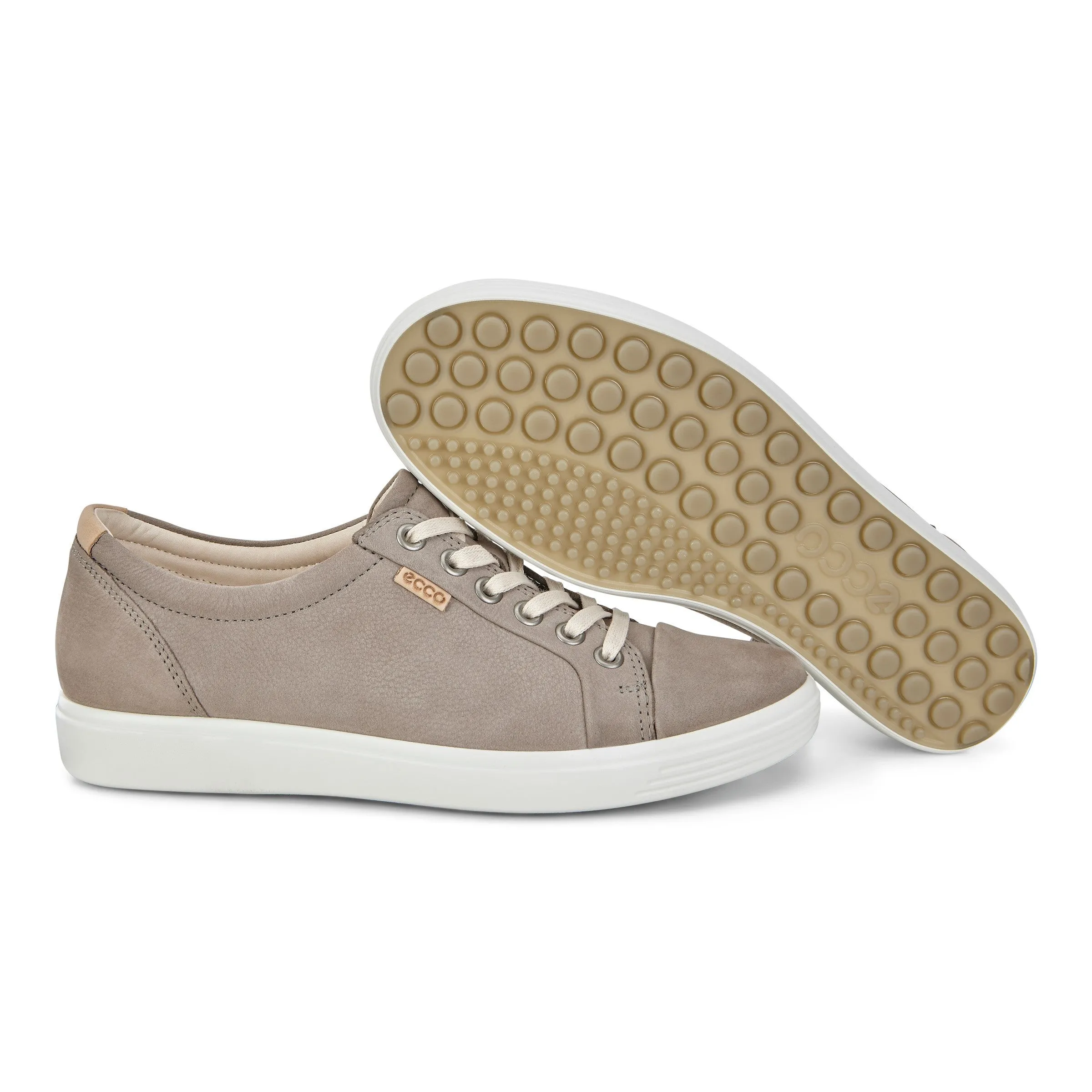 Womens Ecco Soft 7 Sneaker Color: Warm Grey