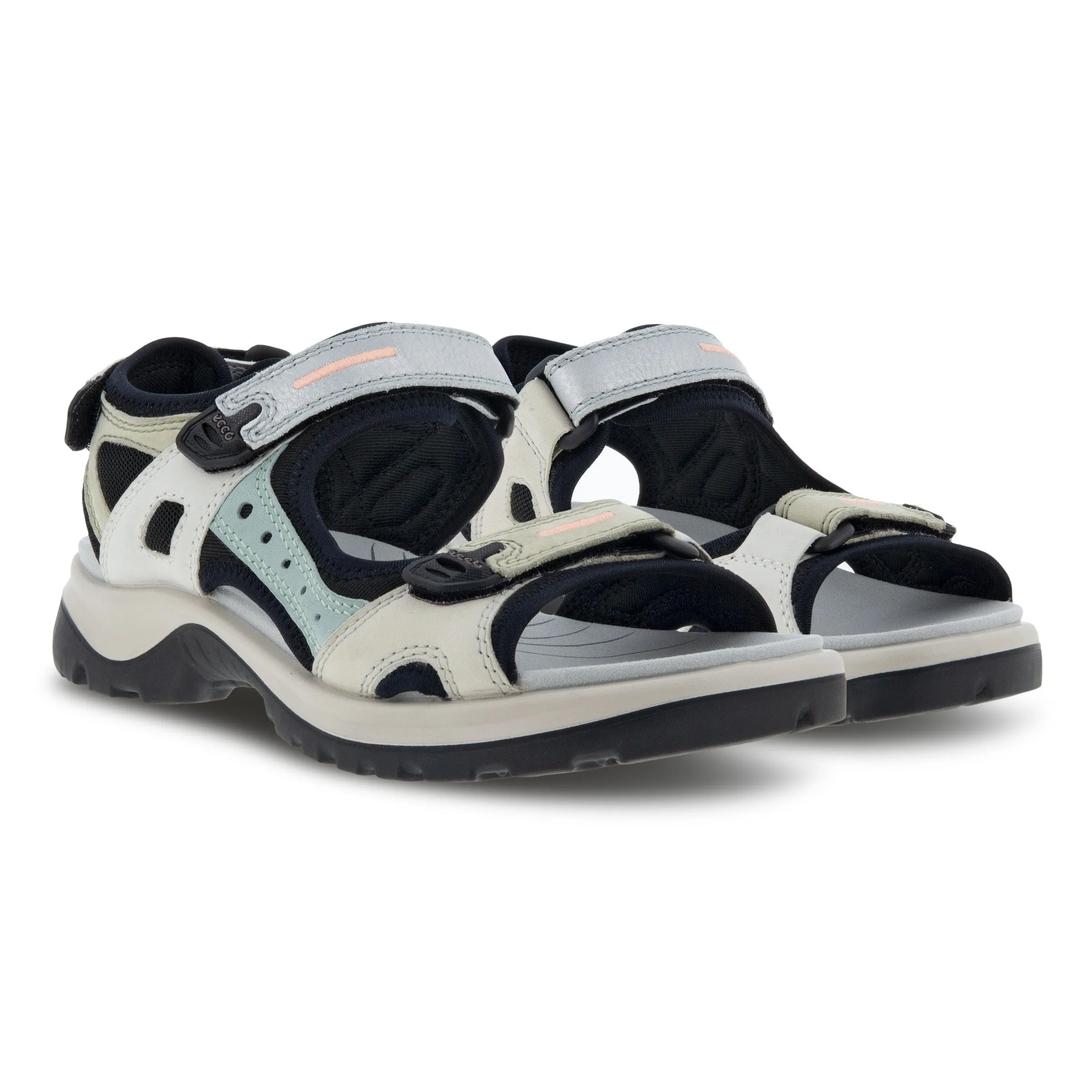 Women's Ecco Yucatan Sandal Color: Multicolor Sage