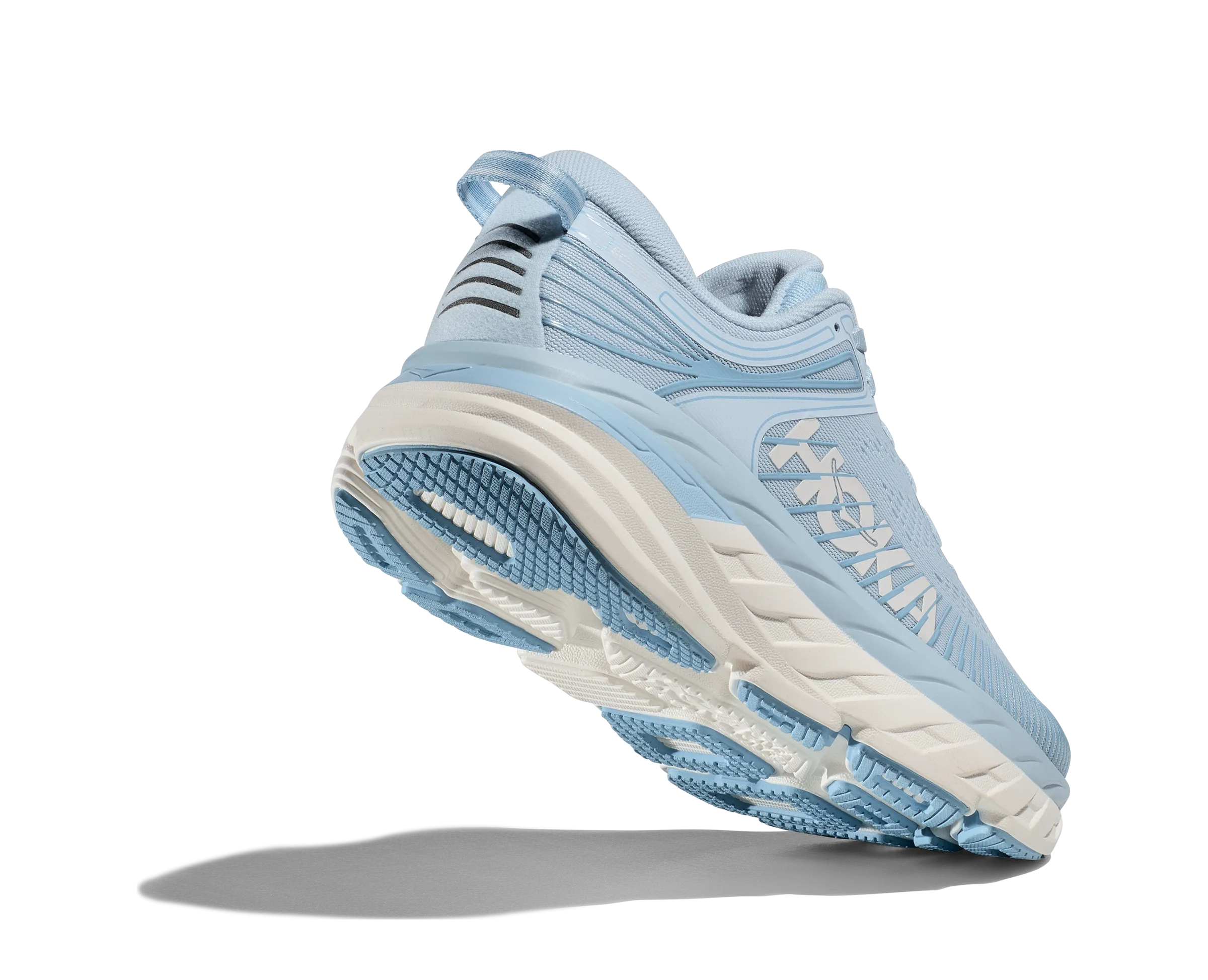 Women's Hoka Bondi 7 Color: Ice Water / White