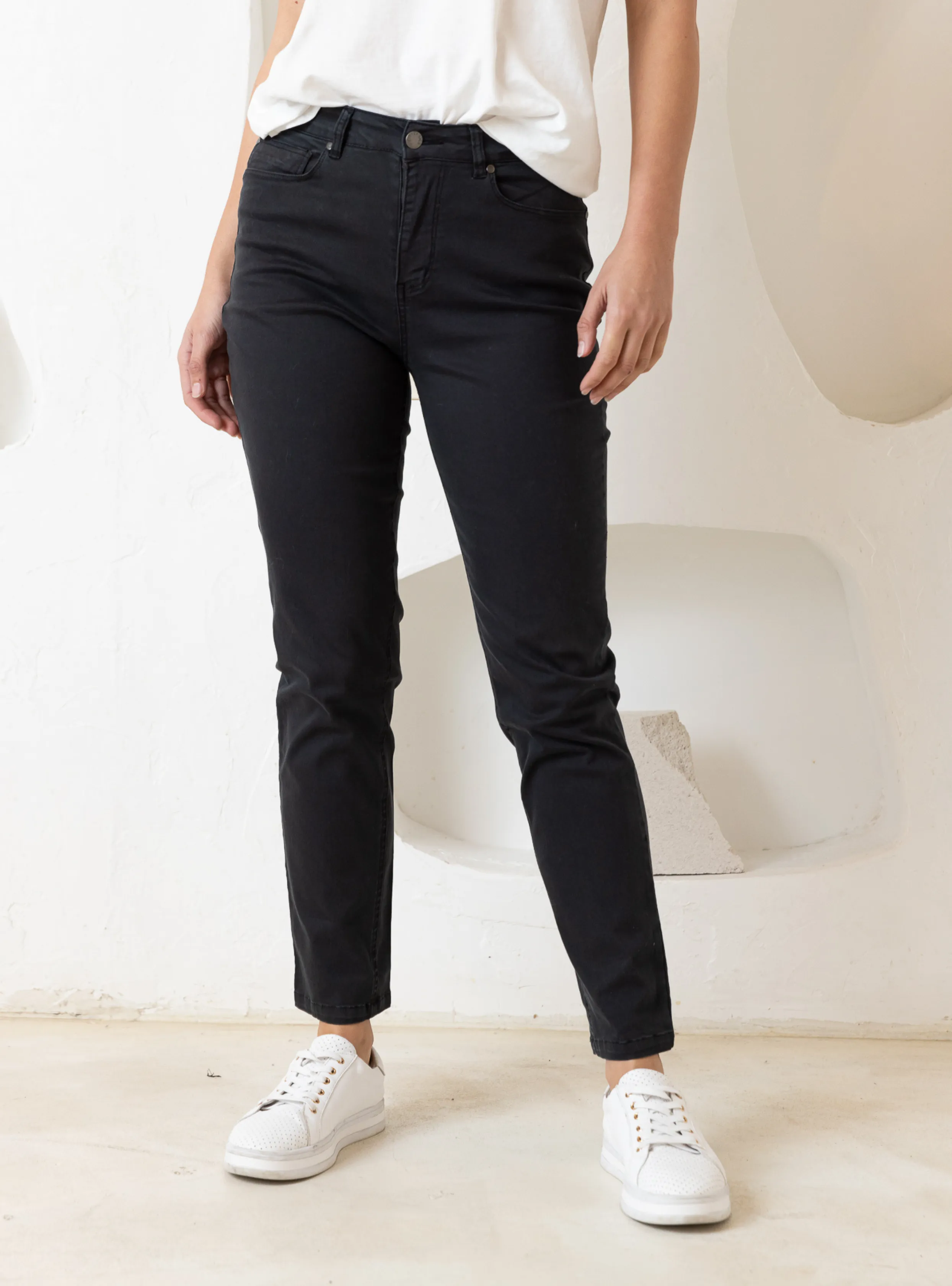 WYNONA CURVE JEANS - Graphite