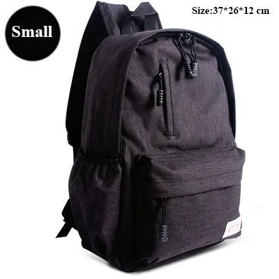 ZENBEFE Linen Small Backpack Unisex School Bags For Teenage School Backpack For Students Backpacks Rucksack Bookbags Travel Bag