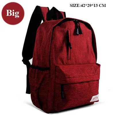 ZENBEFE Linen Small Backpack Unisex School Bags For Teenage School Backpack For Students Backpacks Rucksack Bookbags Travel Bag